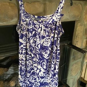 Uniti - medium - blue & white - $10.00